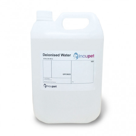 Incupet Deionised Water for Incubators 5L